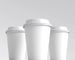 18oz de Koffie die van aanpassingslogo biodegradable black takeaway juice Enige Laagdocument Koppen met Deksel verpakken