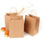 Biologisch afbreekbare Voedsel Verpakkingskraftpapier Document Zakken met Verdraaid Handvat