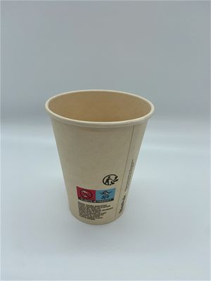 8oz beschikbare enige muur PLA die Hete Koffie hete dringking Document Koppen met een laag bedekken