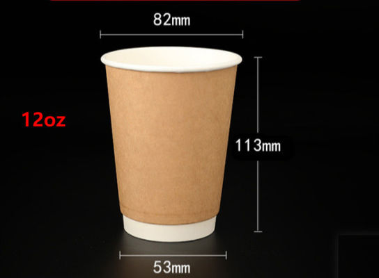 12oz de bulkdouane drukte Koppen van de de Koppen de Beschikbare Koffie van de Witboekkoffie