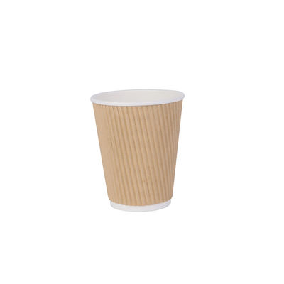 De naar maat gemaakte Beschikbare Melkkoppen maakten Witte Verpakte Koffiekoppen dik