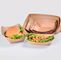 Food Grade Kraft Paper Tray Disposable Recyclable Customized