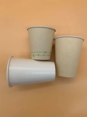8oz beschikbare enige muur PLA die Hete Koffie hete dringking Document Koppen met een laag bedekken