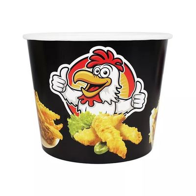 KFC Hoge CapacityFamily Fried Chicken Paper Buckets Disposable met Deksel
