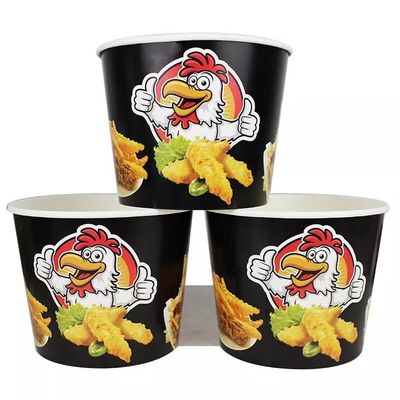 KFC Hoge CapacityFamily Fried Chicken Paper Buckets Disposable met Deksel