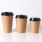 Beschikbare Enige het Document van Muur Bruine Kraftpapier Koffiekoppen voor het Hete Drinken