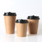 Beschikbare Enige het Document van Muur Bruine Kraftpapier Koffiekoppen voor het Hete Drinken